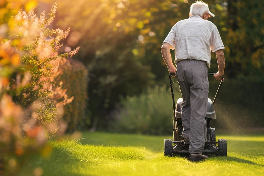 small battery lawn mower