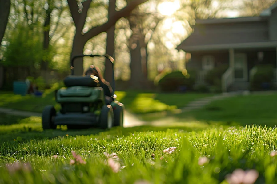 electric push lawnmower