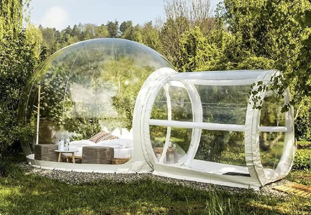 innovative transparent bubble tents