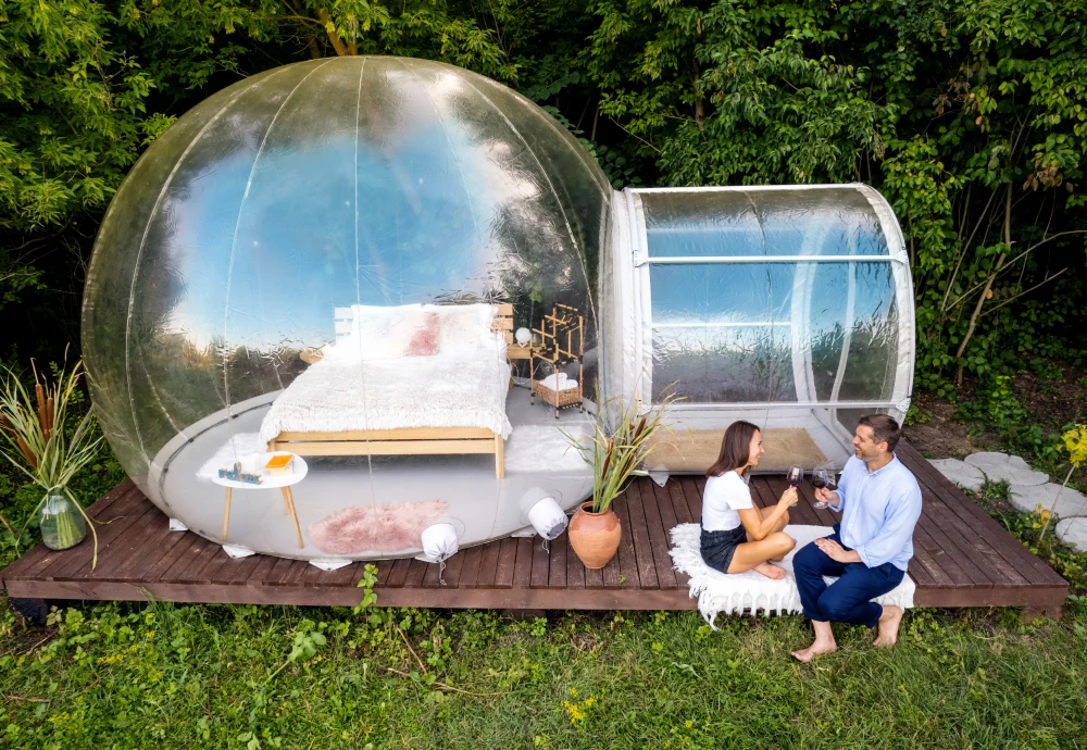 bubble crystal tent